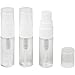 15Pc Zink Color 4Ml Clear Lotion Pump Travel Bottle With Snap On Cap