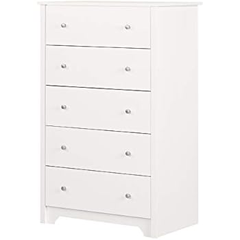 Amazon Com White Monterey Tall 6 Drawer Chest Kitchen Dining