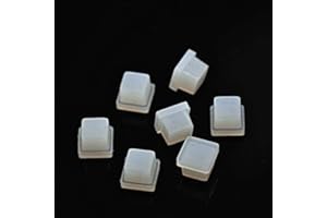 JINGERL 10pcs Silicone Cell Cover Glass Cuvette Lid Quartz Cuvette Silicone Stopper For Size 10mm*10mm Cuvettes Resistant Cor
