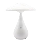 Bedside Lamp, Yikeshu Motion Sensor Led Desk Lamp with USB Air Purification Anti-radiation Eye-Protection Rechargeable LED Lamp Mushroom Exterior White