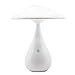 Bedside Lamp, Yikeshu Motion Sensor Led Desk Lamp with USB Air Purification Anti-radiation Eye-Protection Rechargeable LED Lamp Mushroom Exterior White