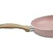 Country Kitchen 8” Nonstick Aluminum Frying Pan with Soft Touch Silicone Handle – Marble Pink