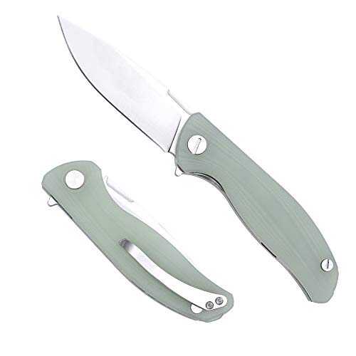 Towerback Folding Pocket Flipper Knife with 440C Spey Point Blade