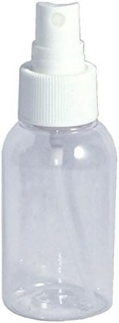 Blosun 5 PCS Empty Spray Bottle Beauty Transparent Plastic Atomiser Travel Bottle Set 75ml White