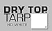 Dry Top Multi-Purpose Heavy Duty Poly Tarp, 12x16 Feet, White