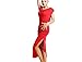 Motony Women Latin Dance Dress Latin Dance Practice Costume Adult Performance Skirt Black