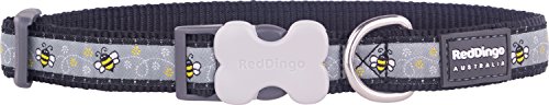 Bumble Bee Black Collar 15mm (5/8 Wide - 9.5-14 Length)