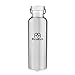 RicoRich Double Walled Vacuum Insulated Stainless Steel Sports Water Bottles,Travel Hydration Thermoses Bottle,BPA Free,26oz(750ml)(Silver)