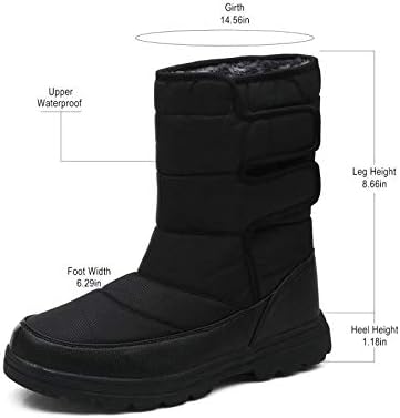 Stivali YIRUIYA Scarponcini da Neve Uomo Stivali Pelliccia Impermeabile  Caldi Inverno Lavoro Scarpe di Moda urban-earth.co.uk