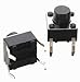 6x6x6mm Momentary Push Button Switch 10 Pack - 4Pin DIP Micro PCB Tactile by Corpco