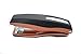 PraxxisPro Basileus Full-Strip Handheld Heavy Duty Desktop Stapler - Ergonomic, 25 Sheet Capacity, Flat Clinch Design for Office and Home Use, with 1,250 Staples, Copper