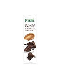 Kashi, mantequilla de tuerca masticable, mantequilla de almendra de chocolate doble, libre de gluten, sin OGM, 5 unidades (paquete de 8)