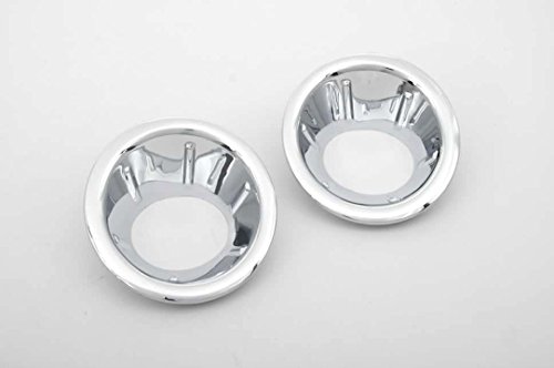 Hotsteelies Chrome Front Fog Light Cover for Nissan Navara/Frontier D40 06-09