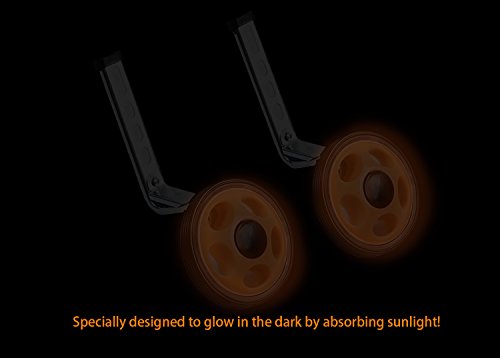 MOSHAY Noctilucence Training Wheels for 14 16 18 20Inch (orange) - Thumbnail 2