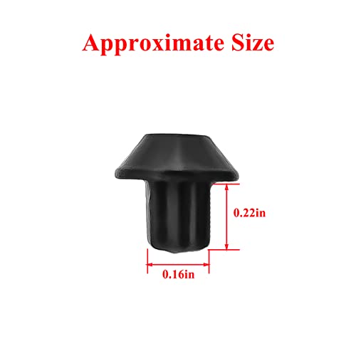 16 pcs WB2K101 Range Burner Grate Rubber Feet Kit for GE Kenmore