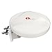 [New Concept] 1byone Amplified Outdoor Antenna with Omni-Directional 360 Degree Reception, 60 Miles Indoor/Attic/Outdoor TV Antenna for FM/VHF/UHF, Tools-Free Installation, Anti-UV Coating-White