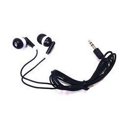 TFD Supplies Wholesale Bulk Earbuds Headphones 100 Pack For Iphone, Android, MP3 Player - Black