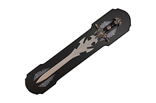 Wuu Jau L-333 Skull Fantasy Sword with Display Plaque, 35"