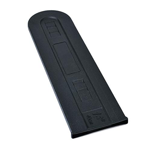 ompait Effective Plastic Durable Chainsaw Bar Protective Cover Protect Scabbard Universal - Black