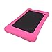 Transwon Silicone Case Compatible with RCA RCT66723W2 7 Inch, SmarTab ST7150, Yuntab T7, Haehne 7 Inches Tablet PC, DigiLand DL7006, Digiland DL721-RB / DL718M / Dl701q, iView SupraPad i700 - Pink
