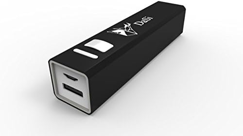 DaSi Apple Samsung External Battery Pack Lithium Ion Portable Battery Charger 2600, Great Corporate Gift – Magic Black