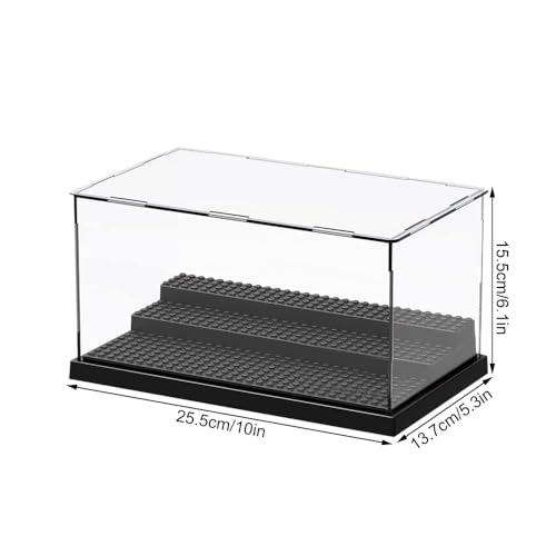 Acrylic Display Box, Perspex Dustproof ShowCase, Toys Model Display Box for Minifigures Brick Building Block Acrylic figure display case box for LEGO