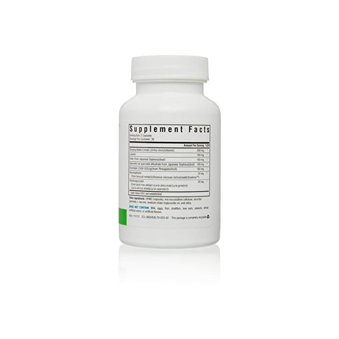 HistaminX Natural Nettle, Quercetin, Rutin, Bromelain Blend with