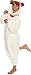 Silver Lilly Unisex Adult Pajamas - Plush One Piece Cosplay Pug Dog Animal Costume