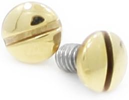 Real 18K Yellow Gold Plated 2mm Wide Screws (one pair) Custome Made For Love Bracelet purchased from Desire Treasures