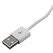 Josi Minea x2 Pcs 3.5mm Male AUX Plug to USB Male Adapter for Data Sync & Charging Cable Charger Converter Headphone Audio Extender Jack for iPod Shuffle 3rd/ 4th / 5th / 6th Gen [2 Pack - 3.3ft / 1M]