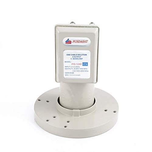 Liobaba 1240C Band Digital Lnb High Gain One Cable Solution Lnbf Hd Tv Satellite