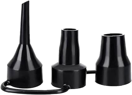 Photo 1 of 3 Sizes Black Air Pump Replacement Nozzles, Plastic Pump Nozzles,Inflatable Pump Nozzles Head,Air Pump Inflator Adaptor Accessory for Partial Air Bed,Air Mattress Air Mattresses and Accessories