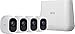 Arlo - Pro 2 4-Camera Indoor/Outdoor Wireless 1080p Security Camera System - White