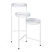 Kate and Laurel Finn Tri-Level Metal Plant Stand, Whitethumb 2