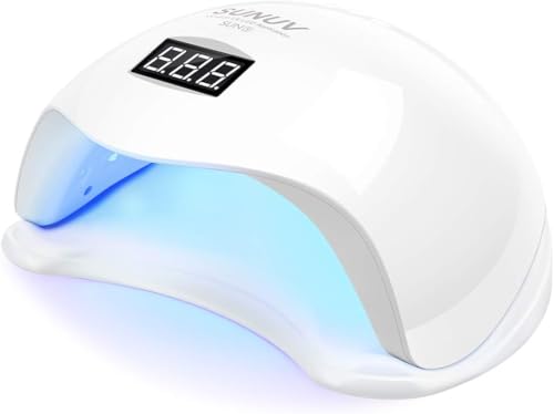 SUNUV SUN5 UV LED Nail Dryer Smart Nail Dryer 2.0 for Gel Polish with Timer, Sensor and LCD Screen at Home and Beauty Salon
