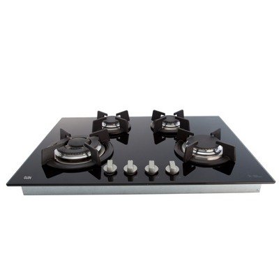 Glen Glass 4 Burner Gas Stove, Black (S1-WCS8-JDNU)