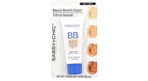Sassy and Chic B.B. Cream , Multi action Skincare plus Makeup ( light 1)