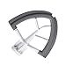 4.5-5 Quart Flex Edge Beater for KitchenAid Tilt-Head Stand Mixer-Flat Beater Blade with Silicone Edges Flex Edge Bowl Scraper(Grey)