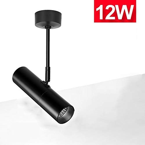 Aaedrag LED Ceiling Light Downlight Spotlight Surface Mounted Ceiling Light Clothing Store Projector Northern Europe TV Background Wall Decoration Rotating Black Chandelier Converging Light Spot Lamp
