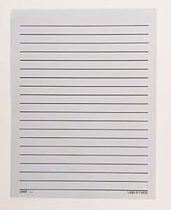 amazoncom bold line white paper 12 inch lines double