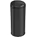 iTouchless 50 Liter / 13 Gallon Sensor Kitchen Trash Can with Odor Filter – Slim Round Black Stainless Steel Automatic Garbage Recycling Bin for Home, Office, Business, Garage