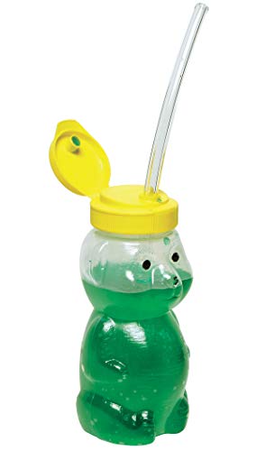 Abilitations Speech Bin Mr Juice Bear Straw Drinking Teaching Cup with Three Straws