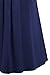 Tencole Flowy Short Sleeve Tops, Fitted Blouse Summer Flattering Tunics Blue XL