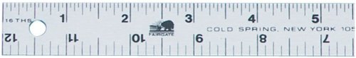 Aluminum straight-edge ruler