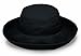 Women’s Casual Traveler Sun Hat – UPF50, Broad Brim, Adjustable, Packable, Black