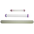 KurtzyTM Set Of 3 Smooth Rolling Pins- 23cm/33cm/50cm- With Guide Rings For Cake Decorating, Icing