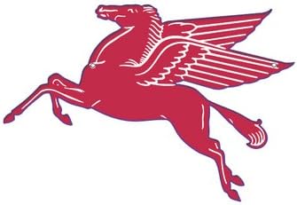 Mobil Pegasus Flying Red Horse Sign 15"