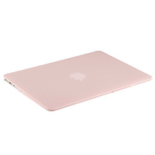 Mosiso Plastic Hard Case with Keyboard Cover with Screen Protector for MacBook Air 13 Inch (Models: A1369 and A1466), Rose Quartz