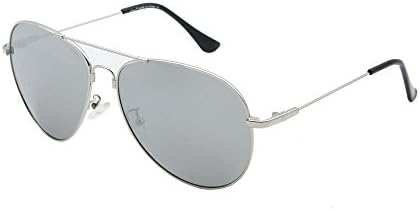 Classic Sunglasses for Men and Women, Aviator Polarized Mirror Lens 100% UV Protection-Lomiss