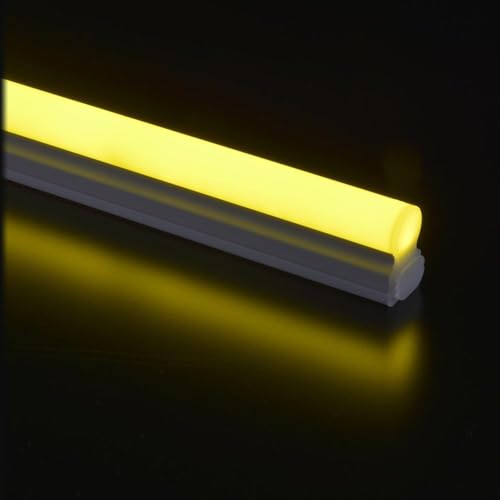 オーム(OHM) 連結用LEDイーブライトスリムライトバー 900mm 黄色 led 蛍光灯 コンセントタイプ 90cm LEDバーライト ロフト ベッド下 間接照明 ディスプレイ 電気工事不要 キャビネットライト 電源コード別売 オーム電機 LT-FLE900Y-HL 06-5119